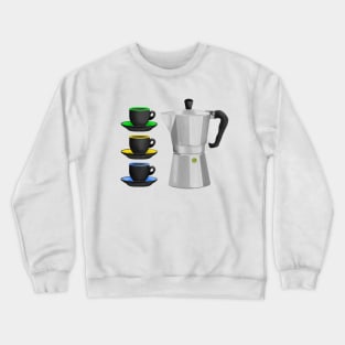 Espresso Coffee Maker Crewneck Sweatshirt